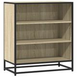 vidaXL Dressoir Sonoma-eikenhout, 68x35x76 cm, materiaal: houtvezel en metaal