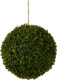 Mica Decorations Buxus Bol Kunstplant voor Buiten Hangend - Ø28 cm - Groen