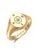 KUZZOI - Ring - Heren Zegel kompas in 925 sterling zilver - Heren