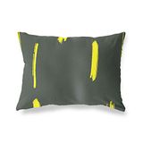 BonaMaison Neon Geel-Rook Decoratieve Kussensloop, Kussenhoezen Bank, Decoratieve Kussenhoesjes, Kussensloop; Sofa, Slaapkamer, Kantoor, Auto 45x60 Cm - Ontworpen en vervaardigd in Turkije