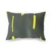 BonaMaison Neon Geel-Rook Decoratieve Kussensloop, Kussenhoezen Bank, Decoratieve Kussenhoesjes, Kussensloop; Sofa, Slaapkamer, Kantoor, Auto 45x60 Cm - Ontworpen en vervaardigd in Turkije