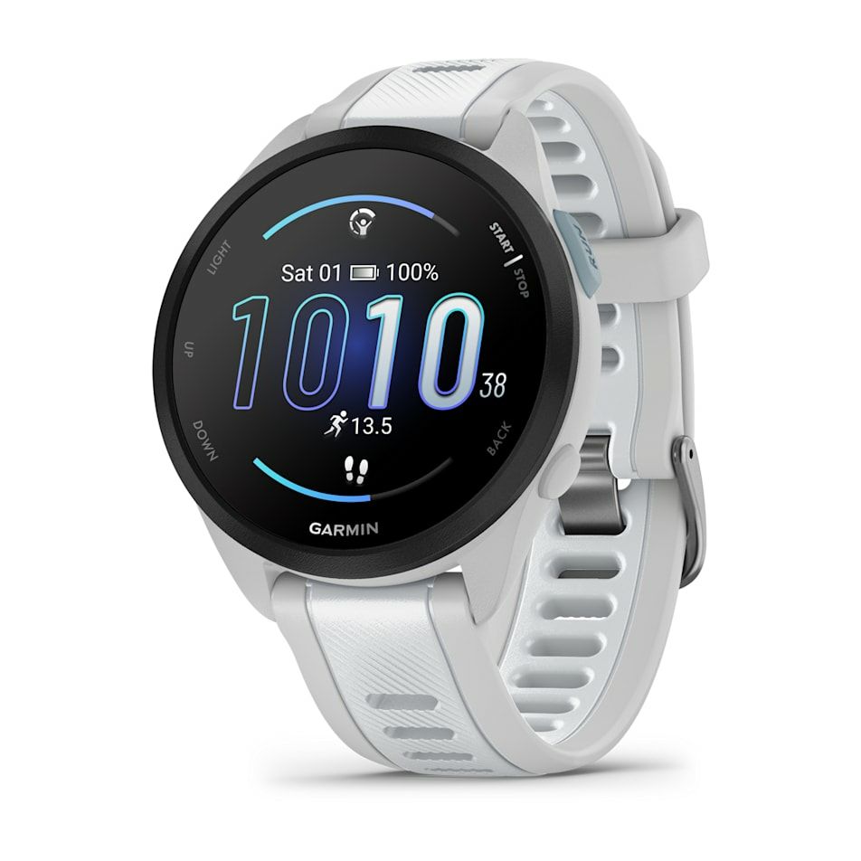 Garmin Forerunner 165 Music Smartwatch - Mist Grey/Whitestone