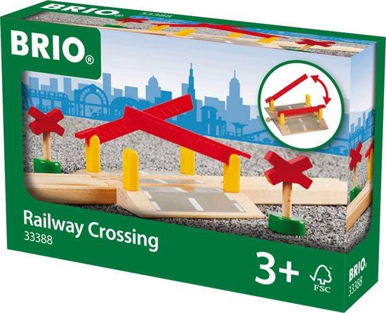 BRIO Railway Crossing - 33388 - Wooden Railway Accessory