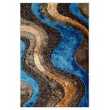 Homemania Bedrukt tapijt Flow 1, bedrukt, meerkleurig, polyamide, 80 x 200 cm