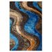 Homemania Bedrukt tapijt Flow 1, bedrukt, meerkleurig, polyamide, 80 x 200 cm