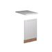 Vicco Frontpaneel Fame-Line, Wit Landhuis/Goudkleurig Eiken, 45 cm, WB Marmer