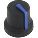 Cliff CL170846CR CL170846CR Bouton rotatif Noir, Bleu (Ø x h) 16.8 mm x 14.5 mm 1 pièce(s)