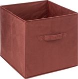 5Five Opbergmand/kastmandje - Bordeaux rood - 31 x 31 x 31 cm - 29 liter