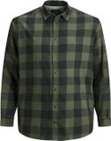 Jack & Jones Plus Chemise à carreaux Dusty Olive
