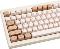 Retro Minimalistische Keycaps - 119 Stuks Bruin et Gris