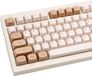 Retro Minimalistische Keycaps - 119 Stuks Bruin et Gris