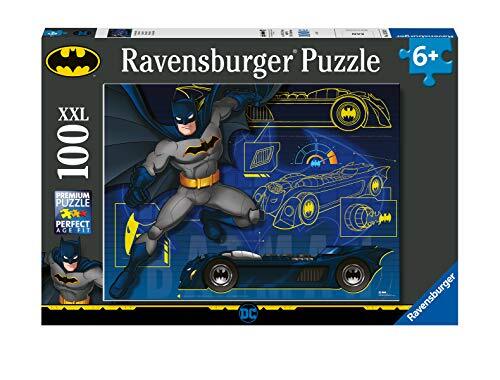 Ravensburger 132621 Batman Puzzel 100 stukjes XXL voor kinderen, aanbevolen leeftijd 6 jaar