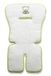 Italbaby Bamboe Spons Geborduurde Cover, Wit, Multi-Color, One Size