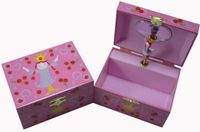 Harlekijn Import B.V. Harlekijn Juwelendoosje met muziek - prinses - roze