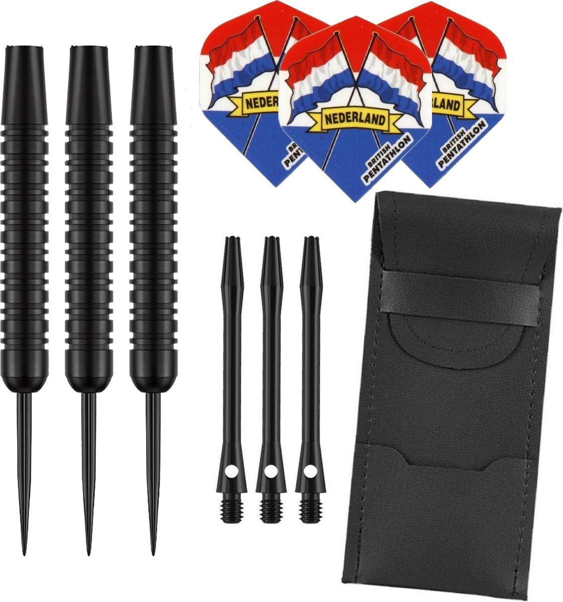 Dragon Darts Black - Dartpijlen - 23 gram - Metaal - 8720812150985
