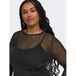 ONLY CARMAKOMA top Plus Size - zwart