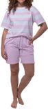 Mey Dames pyjama Streaked Lines soft roze