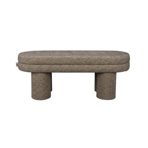 Dutchbone Fern Bankje - Zwart - 110 cm breed