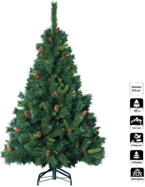 Royal Majestic Jardideco Kerstboom met dennenappels - 210 cm