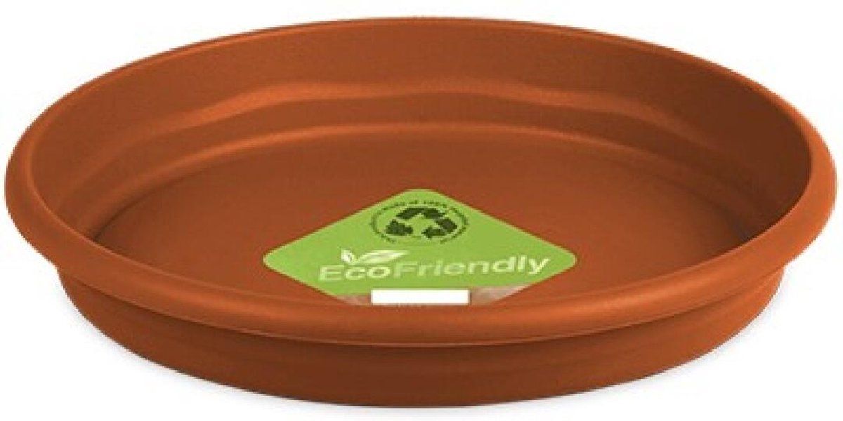 Hega Onderschaal Flori 1,5 Liter 21,8 X 3,3 Cm Terracotta