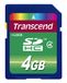 Transcend 4GB SDHC Class 4 - Blue