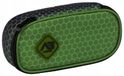 Astra | Étui à crayons hexagonal, dégradé vert, 22 x 9 x 5 cm, renforcé, organisateur pratique