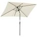 Angel Living Parasol - Inclinable - 140 x 210 cm - Rectangulaire - Crème