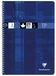 Clairefontaine 8937C Pak met 10 Oefenschriften met Spiraalbinding - A4 21x29,7 cm - 80 Pagina's Grote Ruitjes 90 g en Effen Wit 125 g - Omslag Gecoat Karton - Willekeurige Kleuren