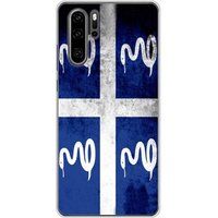 1001 coques Huawei P30 Pro Drapeau Martinique Bedrukt Siliconen Hoesje