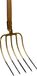 Talen Tools fourche à fumier - 5 dents - manche de 90 cm
