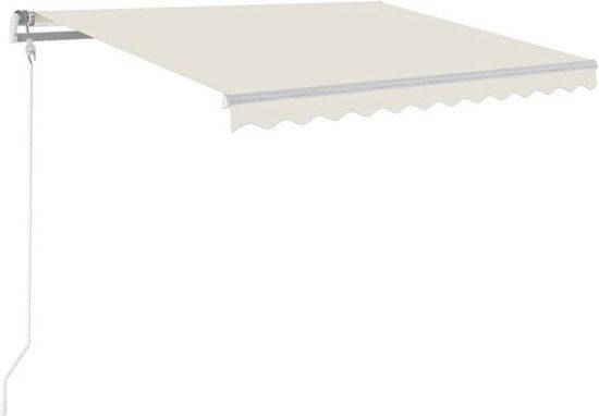 vidaXL Luifel automatisch uittrekbaar 300x250 cm Crème