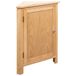 VidaXL Hoekkast 59x45x80 cm massief eikenhout