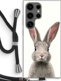 Case Company® - Samsung Galaxy S24 Ultra Case with Cord - Daisy - Black Cord - Back Cover