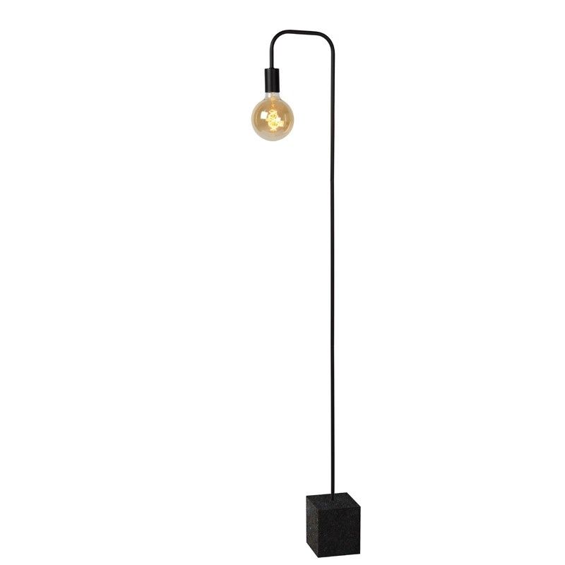 Lucide LORIN - Vloerlamp - Zwart - 5411212450685