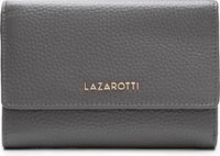 Lazarotti Bologna Leather Zip Wallet With 15 Card Slots Grey