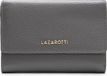 Lazarotti Bologna Leather Zip Wallet With 15 Card Slots Grey