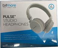 Bitmore Pulse+ Studio Headphones - Gris / Blanc