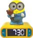 LEXIBOOK Édition numérique Réveil et veilleuse Minions, éclairage 3D et effets sonores, jaune et bleu, écran LCD, fonction snooze