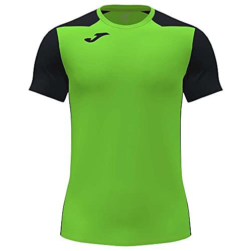 Joma T-Shirt korte mouwen II Fluor Groen Zwart 2XL - 10223.021