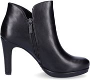 Tamaris Essentials Dames Enkellaarzen Zwart Mat