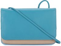Mywalit Travel Portemonnee Leer 19 cm - Dames - blauw