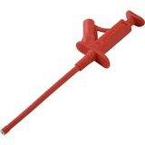 VOLTCRAFT MSK-120 rot Pointe de test de sécurité à pince – CAT IV 600 V, CAT III 1000 V – Rouge