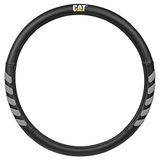 Caterpillar Ultra Sports Grip XL lederen stuurhoes – sterke, duurzame bescherming voor Big Rigs, RV's en Semi Trucks 44,5-45,7 cm diameter wielen, (CASW-7903-GR), zwart/grijs