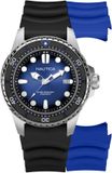 Nautica Nct Sea Dive Quartz Analoog Horloge Zwart