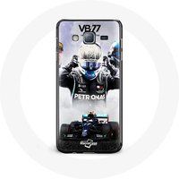 Maniacase Samsung Galaxy A3 Hoesje Formule 1 Valtteri Bottas F1 Racing Driver Zwart