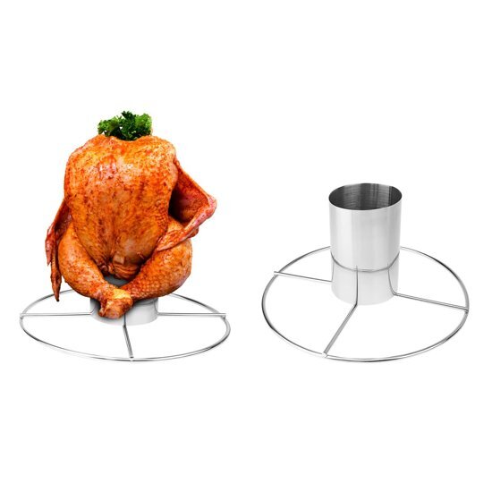 - BBQ Kiphouder Rooster - Kip Grill Kiprooster - Ronde Kip Chicken Roaster - Kipgrill