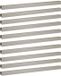 vidaXL Bordure de jardin, 10 pièces, 100 x 5 x 5 cm, Acier inoxydable