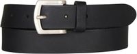 Petrol Industries Heren Leren Riem - 100% leer - 3,5 cm breed - Zwart - Maat 110
