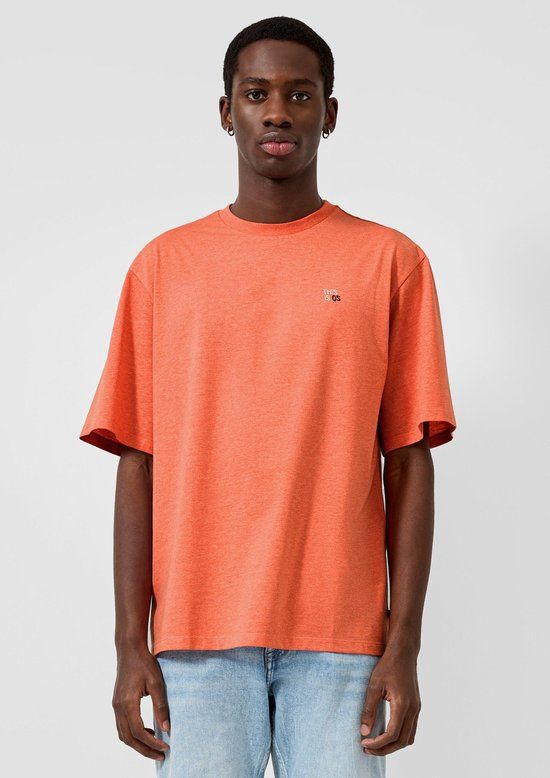 QS s.Oliver QS T-shirt Koraalrood XXL