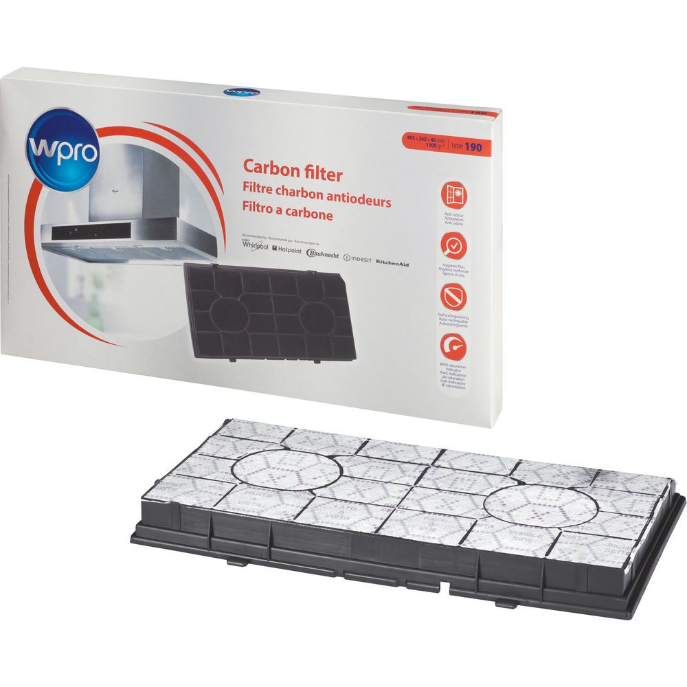 Bauknecht Koolstoffilter CHF190 / FAT190 Afzuigkapfilter